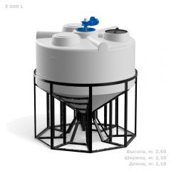 Polimer Group KV 3000 с лопастной мешалкой