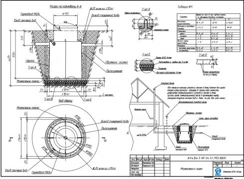 Схема монтажа Альта Био 5 OR