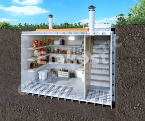 Селлар Модерн 90°+ 5300х2300х2150