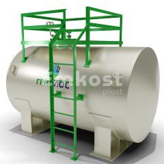 ГРИНЛОС Емкость стальная 10 м3 горизонтальная наземная