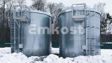 Резервуар стальной вертикальный РВС 50 м3