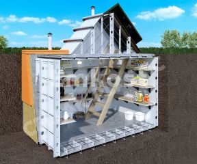 Селлар Наклонный+ 1800х1800х2150