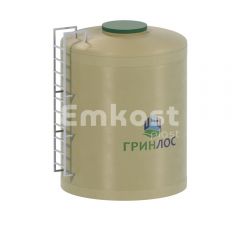 Гринлос Емкость стеклопластиковая 15-2300 вертикальная наземная