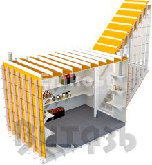 Витязь с боковым вертикальным входом 5000х2000х2100