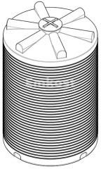 Евролос ВЦЕ 3000 с клапаном вертикальная цилиндрическая