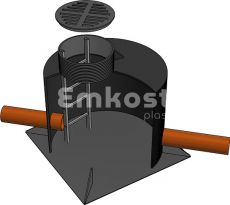 Дренажный колодец TERA D1500 H4000