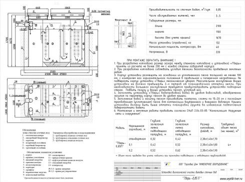 Схема монтажа Тверь 0.8 П