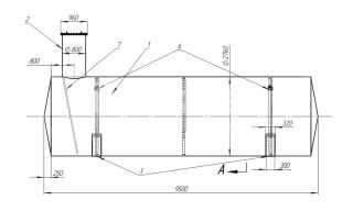 Резервуар горизонтальный стальной подземный РГСП 50 м3 - фото 4