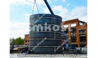 Резервуар вертикальный стальной СтройТехМаш РВС 200 - фото 1