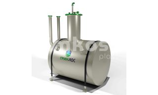 ГРИНЛОС Емкость стальная 15 м3 горизонтальная подземная - фото 1