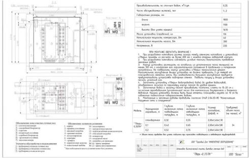 Схема монтажа Тверь 0.35 ПН