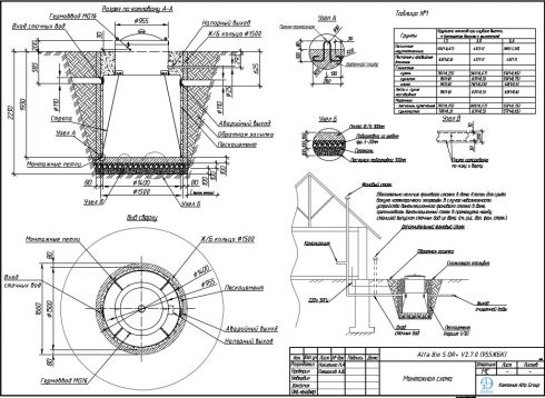 Схема монтажа Альта Био 5 + OR