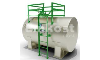 ГРИНЛОС Емкость стальная 10 м3 горизонтальная наземная - фото 1